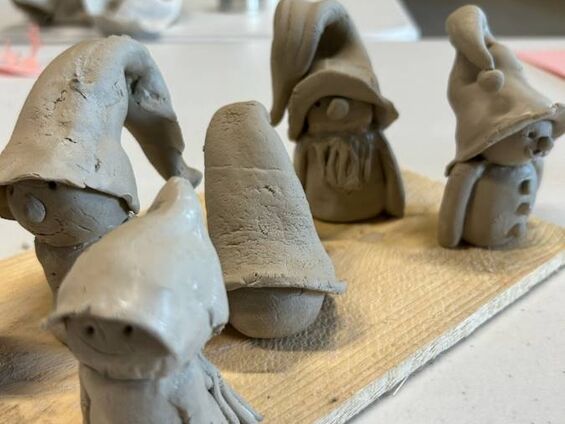 29 novembre : atelier les créat'heures, modelage en argile