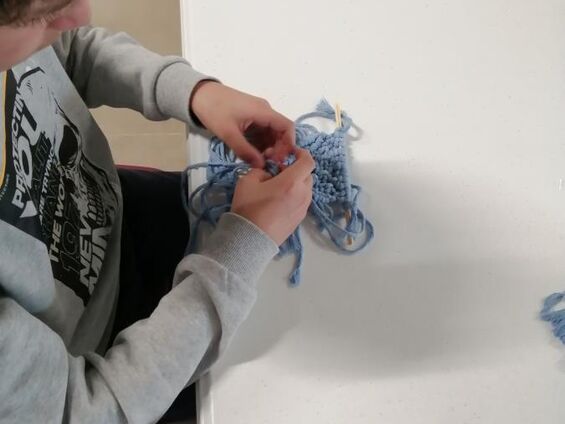 Les créat'heures d'avril, atelier d'initiation au macramé