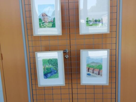 Aquarelles réalisées par Sandrine Sekulak