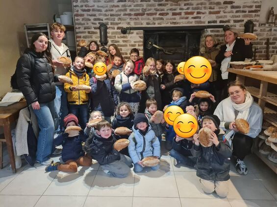 Les enfants sont tous repartis avec leur pain (février 2024)