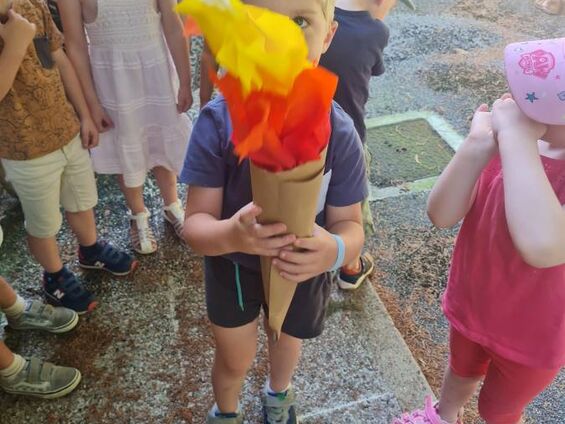 Création de la flamme olympique (juillet 2024)